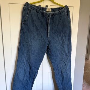 Marine Layer Indigo Wide Leg Jeans